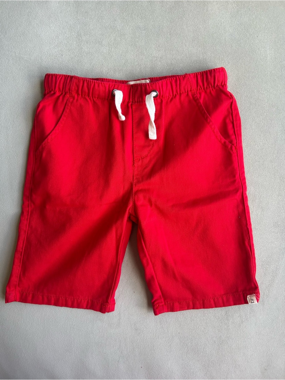 Me & Henry - boys red cotton shorts